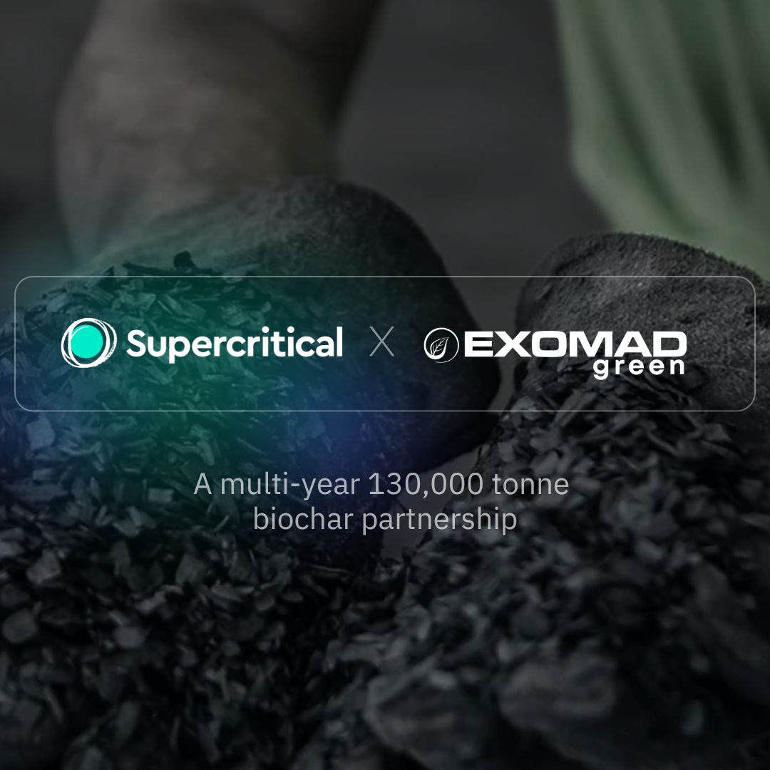 Supercritical has partnered with Exomad Green