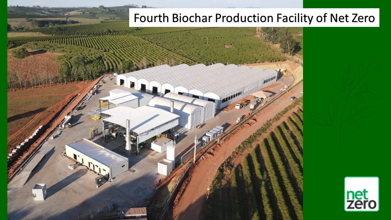 Fourth Biochar Production Facility of Net Zero
